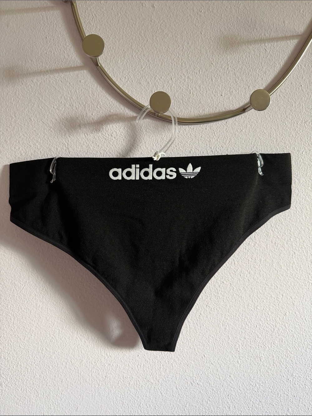 adidas Black Woman’s Thong Panties x2